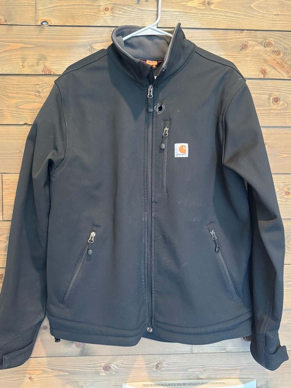 Carhartt Denwood Full Zip Softshell Jacket Black L 100146